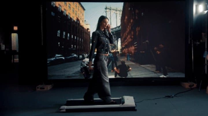 Night city window set for Marc Jacobs
