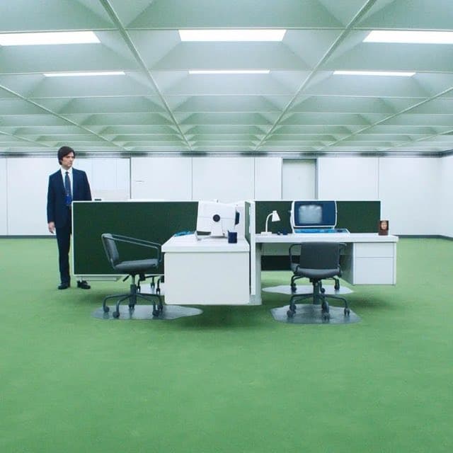 Retro office set built for Severance