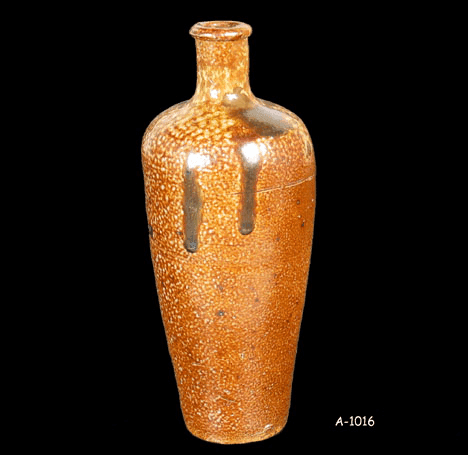 Wine Bottle, Ceramic, Beige, A-1016, from Omega Cinema Props