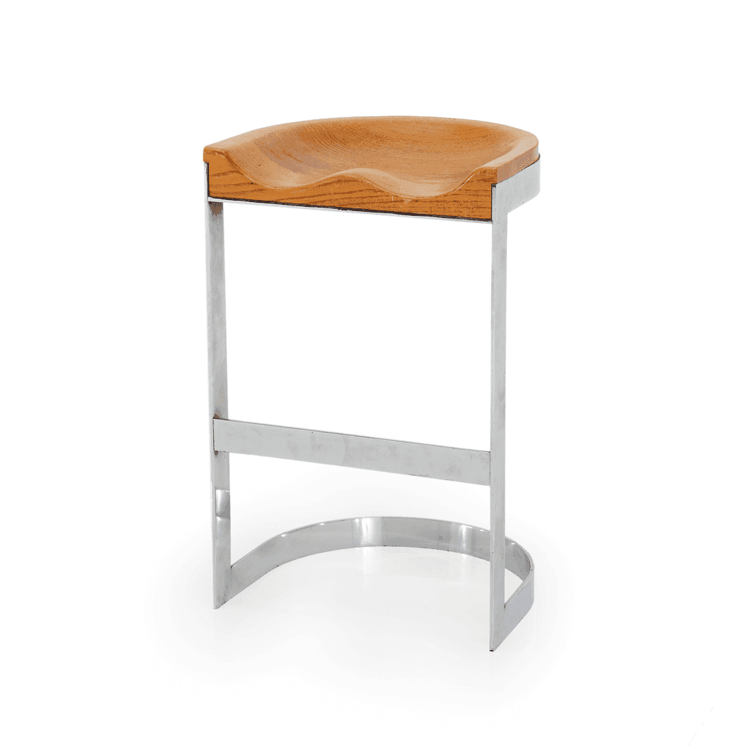 Oak Tractor Seat Barstool, 30181, from Gil & Roy Props