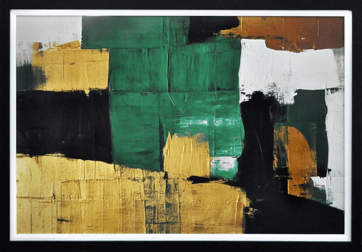 Cleared Print on Paper: Abstract, Paint on wall #1, PR01449, from Pinacoteca Picture Props