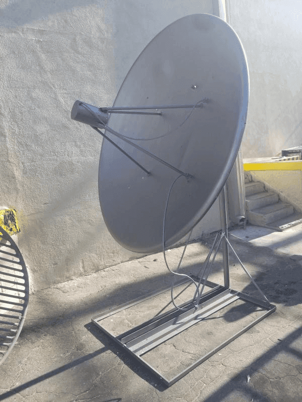 75" Satellite Dish On Adjustable Stand, #10655, from LCW Props