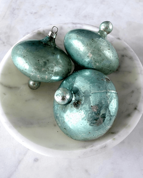 Vintage Teardrop Ornament in Green, alex-lf-66437, from Alex Prop House